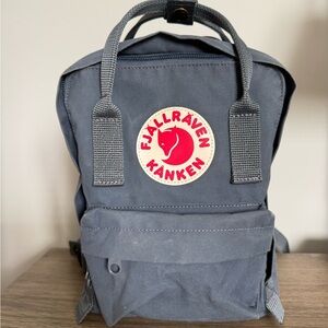 Mini Fjallraven Kånken Grey Backpack